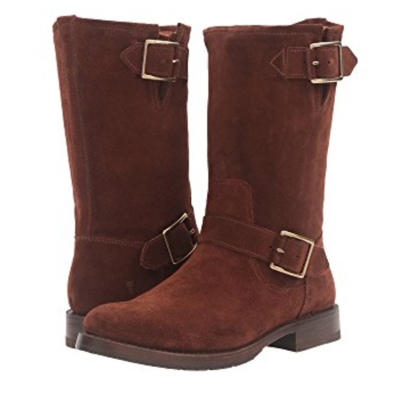 Frye Shoes - Frye Natalie Suede Boots - Brown, size 7.5